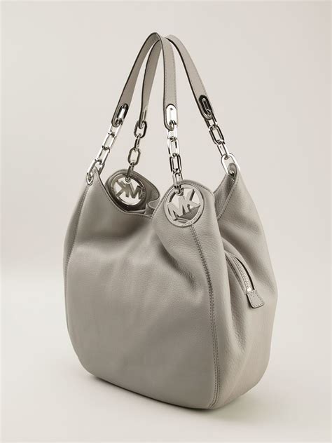 michael kors grey shoulder bag|michael kors purse shoulder bag.